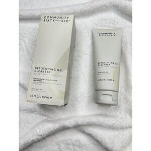 Community Sixty-Six Detoxifying Gel Cleanser 5oz Face Wash Glycolic Niacinamide